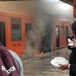 Se incendia tren en la estación Politécnico Línea 5 del Metro CDMX