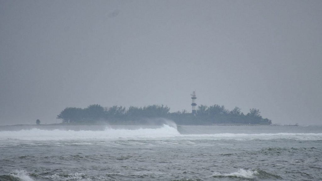 Mal clima para el puerto de Veracruz