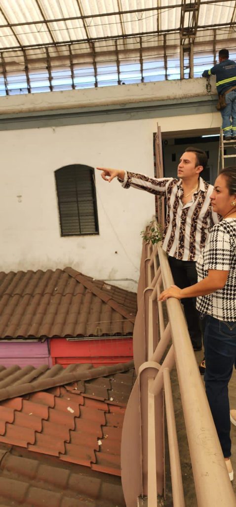 Erick Gasca supervisó los trabajos de iluminación de “La Garza”