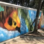 Mural en el parque ecológico de Veracruz