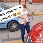 Ridicula Lady Paquete pelea con repartidores de Mercado Libre