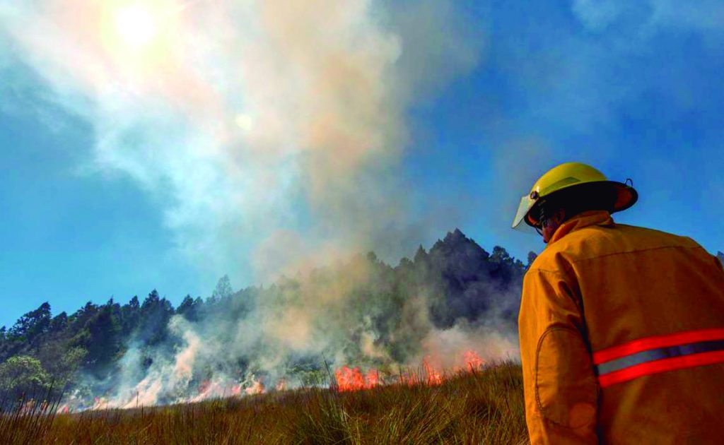 Aumentan incendios con temporada de estiaje